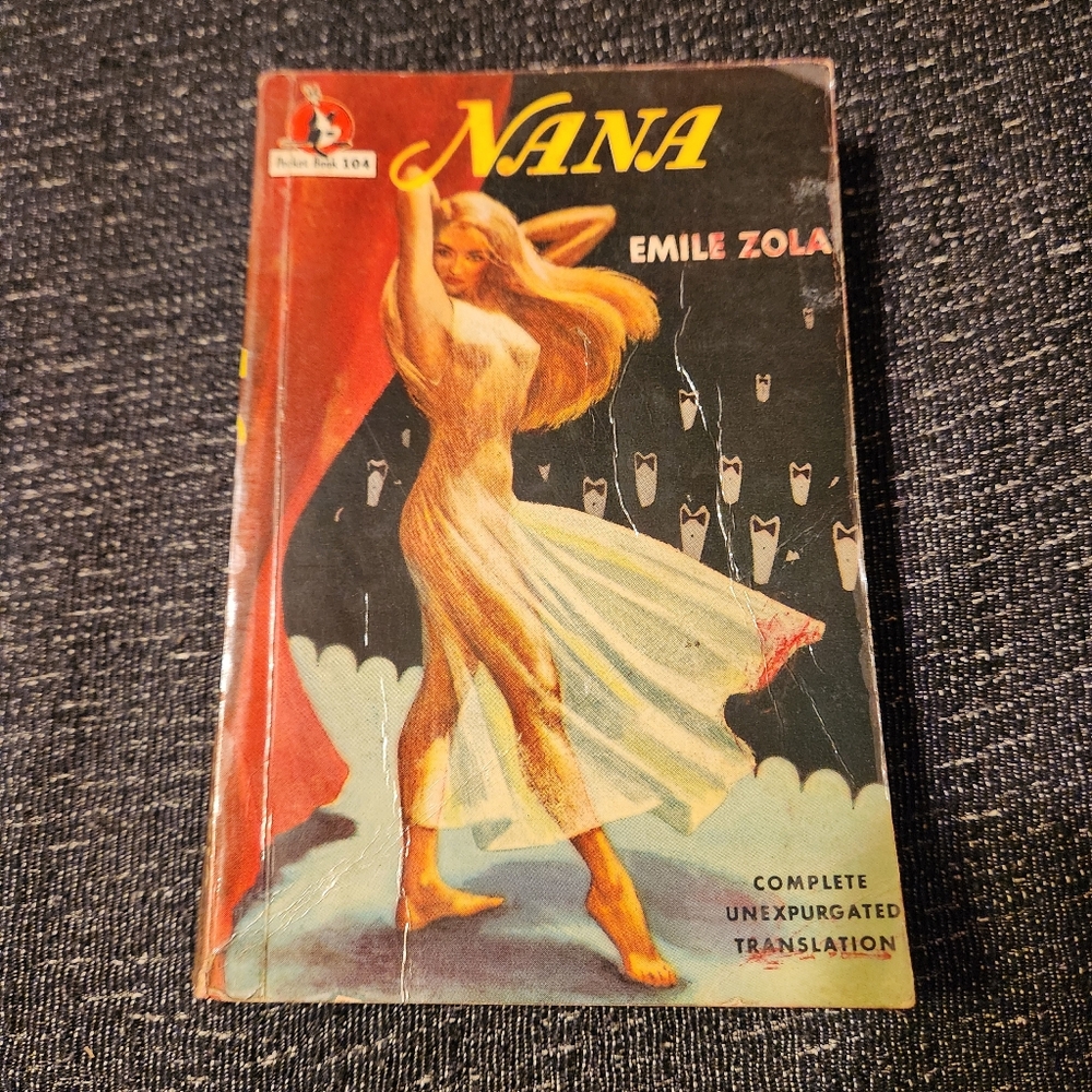 🔥 Nana Emile Zola 1940s Pocket Book 104 Vintage Condition Paperback Book